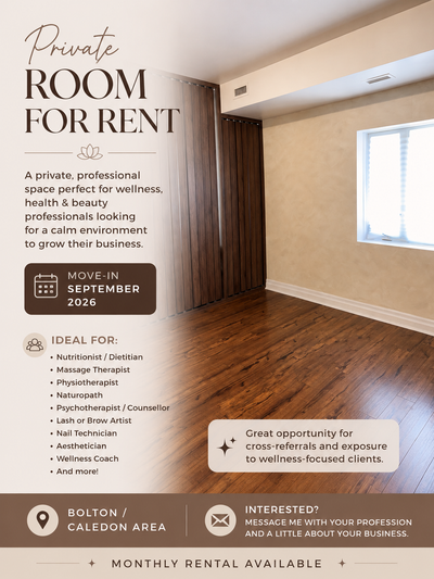 Private Wellness/Beauty Room for Rent, View more