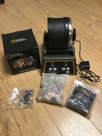 National Geographic Rock Tumbler & 4-Stage Grit Pack