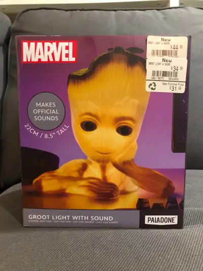 Selling a BRAND NEW Deco Light featuring Groot from the Marvel Cinematic Universe series GUARDIANS O...