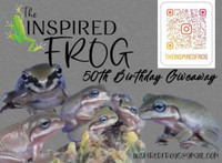 Whites tree frogs,availability, and my 50th birthday giveaway 