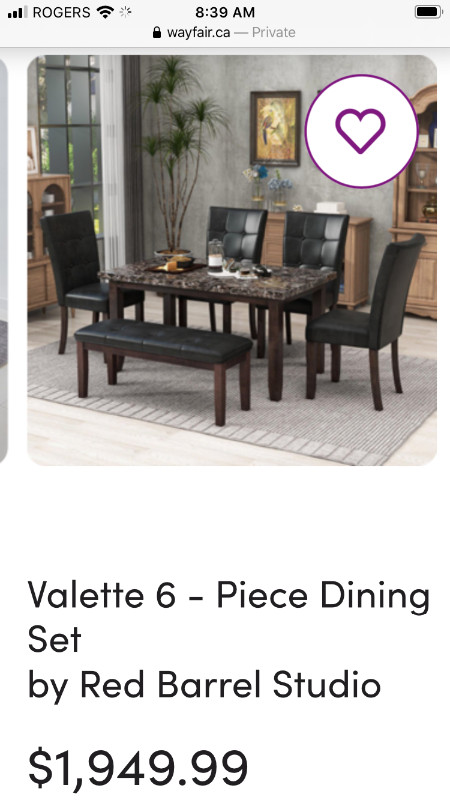 Dining table set in Dining Tables & Sets in Medicine Hat