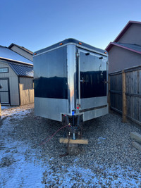 2010 Continental Snow King Deck Over Sled Trailer