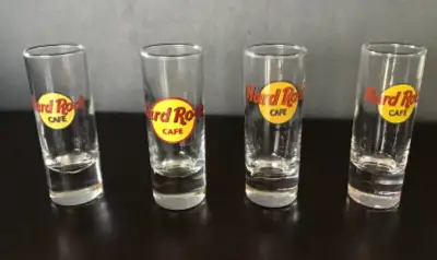 Vintage Hard Rock Cafe Double Shot Glasses, 2oz. $5 each, View more