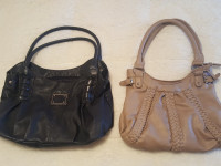 Handbags - Navy & Tan