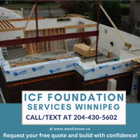 ICF Foundations Winnipeg and Surroundings