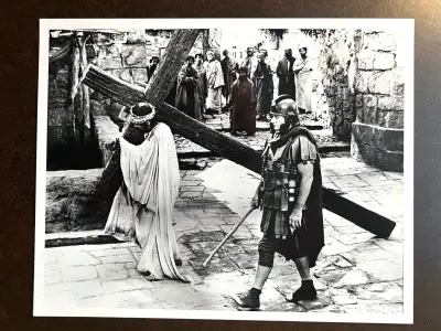 JOHN WAYNE in The Greatest Story Ever Told b&w still, View more
