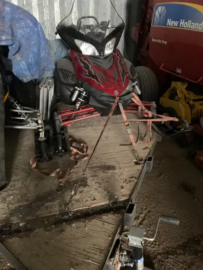 2007 Yamaha. Attack 4 cylinder 4stroke lots of power. New battery seat recovered heated thumb and ha...