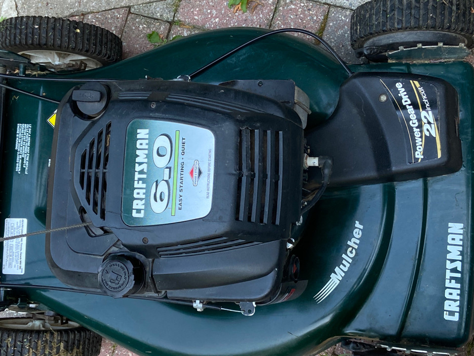 Craftsman 6.0 mulcher mower hotsell