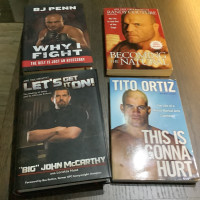 4 UFC Collector Books Randy Couture Ortiz Penn McCarthy