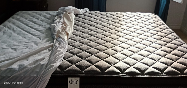 Serta Queen extra firm mattress  in Beds & Mattresses in Markham / York Region - Image 3