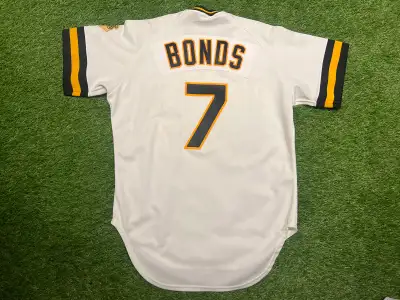 Authentic Rawlings Barry Bonds Pittsburgh Pirates Baseba, View more