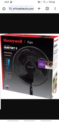 60$ brand new honeywell 5spd quiet fan in box