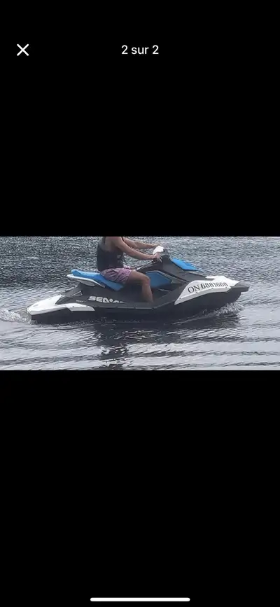 2019 Seadoo spark 2 up 900. Has 67 hours. Galvanized trailer and travel cover included.