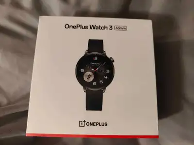 Brand New Sealed OnePlus Watch 3 (43mm) – Black Steel, View more