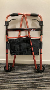 Red Drive 2-wheel walker