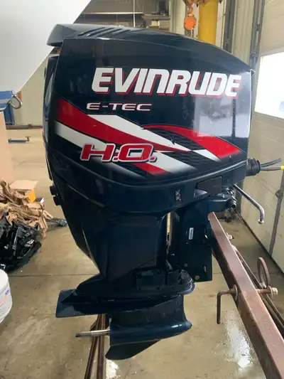 2013 Evinrude 130HO E-tec. (150hp). With controls and harness and prop. Very low hours. Few bumps. R...