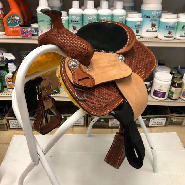 New 10" Country Legend Little Basket Pony Saddle in Equestrian & Livestock Accessories in Regina - Image 2