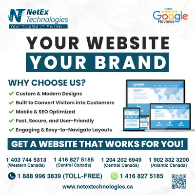 Launch your business online with a clean, professional website — without breaking the bank. Our affo...