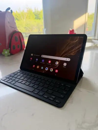 Samsung S8 tablet with keyboard and stylus , View more