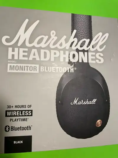 MARSHALL MONITOR OVER EAR WIRED HEADPHONES Like New, View more
