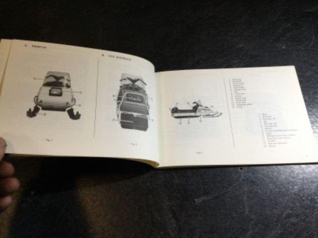 1974 Yamaha SL433F & SM292F Snowmobile Owner's Manual in Non-fiction in Parksville / Qualicum Beach - Image 3