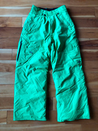 Rip Zone Snow Boarding Pants NEW S-Youth Large Florescent Green