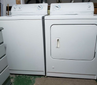 Washer and gas dryer