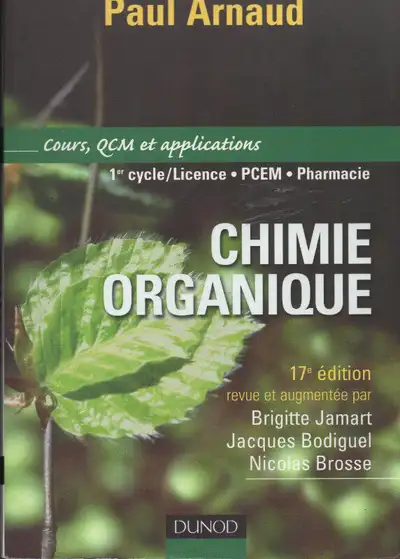 Chimie organique, View more