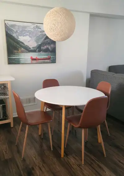 Round Dining Table & 4 Chairs, View more