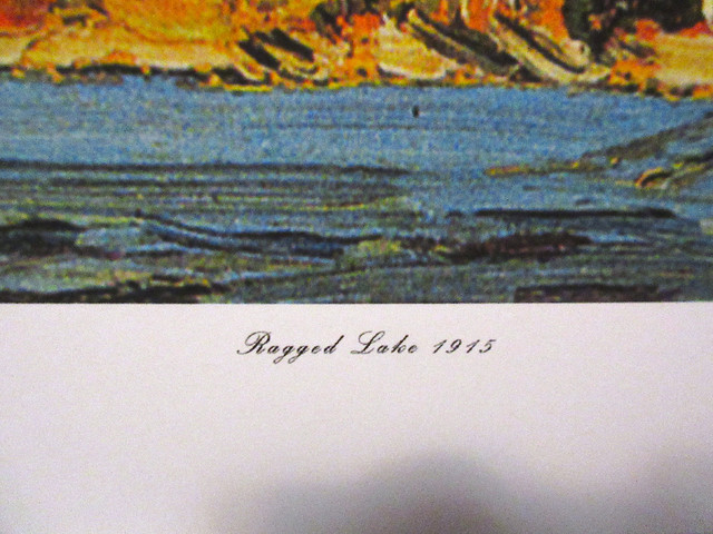 "Ragged Lake 1915" Art Print 16"x20" by Tom Thomson..GROUP OF 7. in Arts & Collectibles in Stratford - Image 3