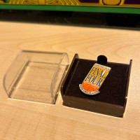 Rare 1993 NCAA Final Four Media Press Pin with Original Box