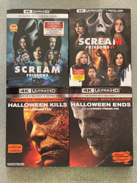 New 4K UHD Bluray Halloween Ends Kills Scream 6