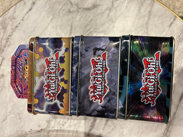 4 YU-GI-OH EMPTY TINS in Toys & Games in City of Montréal - Image 3