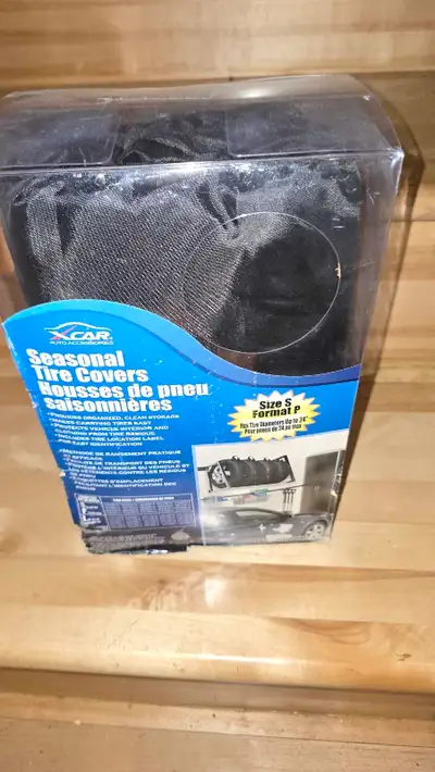 Keep your spare or off-season tires protected with this durable seasonal tire cover, designed to fit...