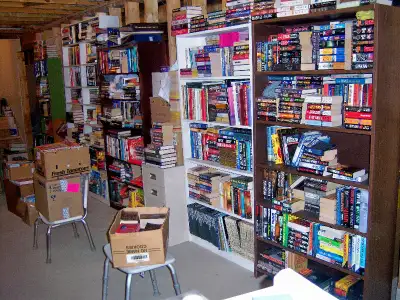 12 BOOK CASES FULL OF BOOKS, View more