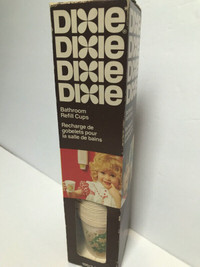 vintage package of 100 3oz Dixie cups