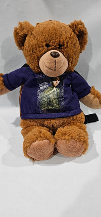 Justin Bieber Teddy Bear Packpack
