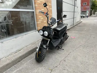 72V Monster Lead-Acid Black Electric Scooter, View more