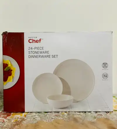 Brand New Master Chef 24 Piece Dinnerware Set, View more