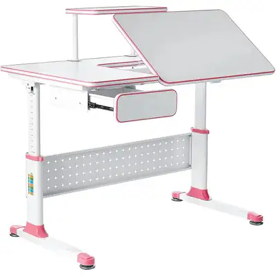 Adjustable Kids Children Study Desk Bookshelf  110 × 70 × 70, View more