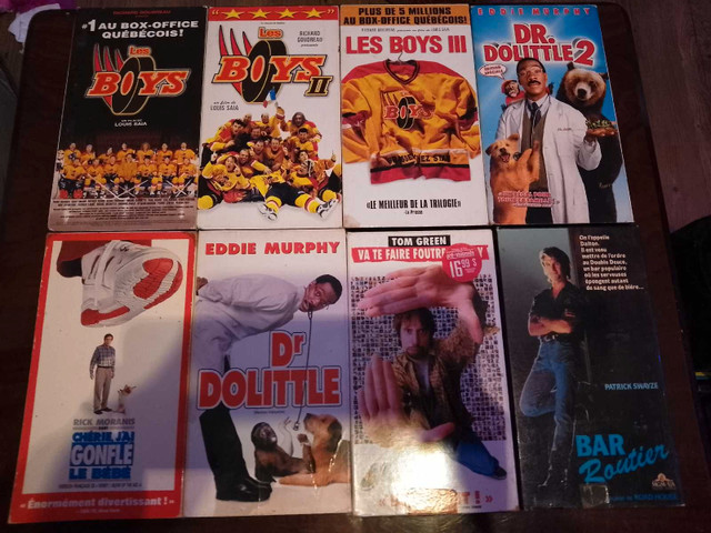 Lot de 16  VHS dans CD, DVD et Blu-ray  à Granby