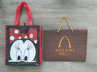 Collectible Disney Bags - Minnie Mouse and Aulani Resort