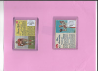 Vintage Football Cards: 1960's Post Cereal CFL Cards