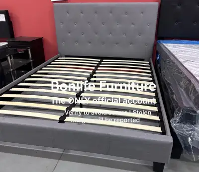 warehouse bed frame double queen bed frame on sale , View more
