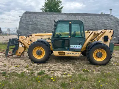 Telehandler for sale, runs great ready to work. 10k cap. 55’ boom, foam filled tires, 3 way steering...