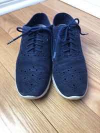 Women’s  Cole Haan Zero Grand Wingtip Oxford Sneakers in Suede