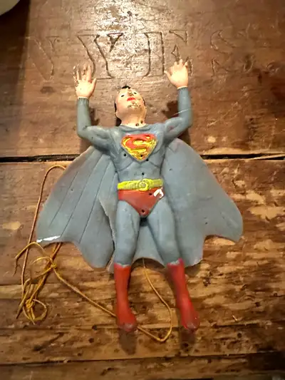 Vintage Superman Ben Cooper 1973 Rubber Jiggler Figure, View more