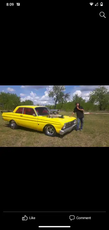Street legal race car (blown alcohol) Eliminator block, pro comp ported heads, blue thunder intake,...