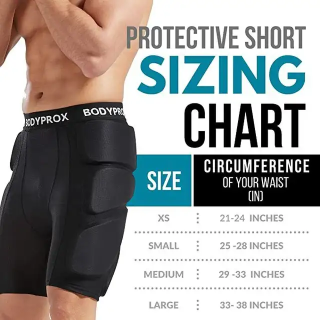 (NEW) Bodyprox Protective Padded Shorts Cycling Skateboard SMALL62863728301057123