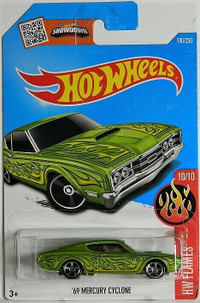 Hot Wheels 1/64 '69 Mercury Cyclone Diecast Car